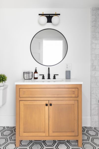 Custom Vanity Installation in Springtown